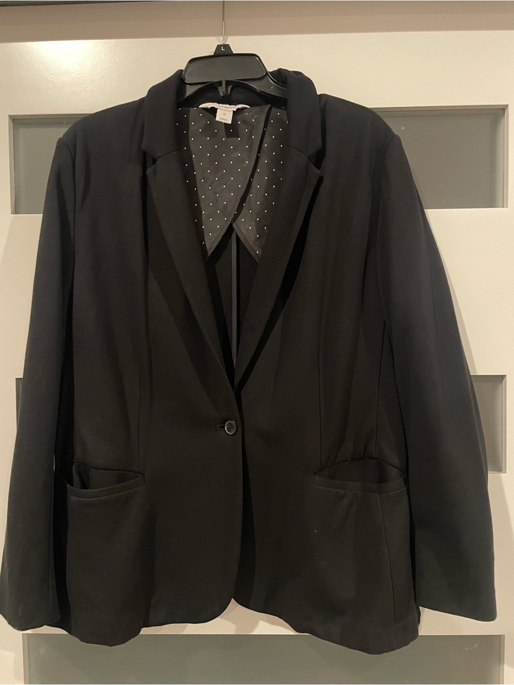 Old Navy Black Single-Button Women's Blazer